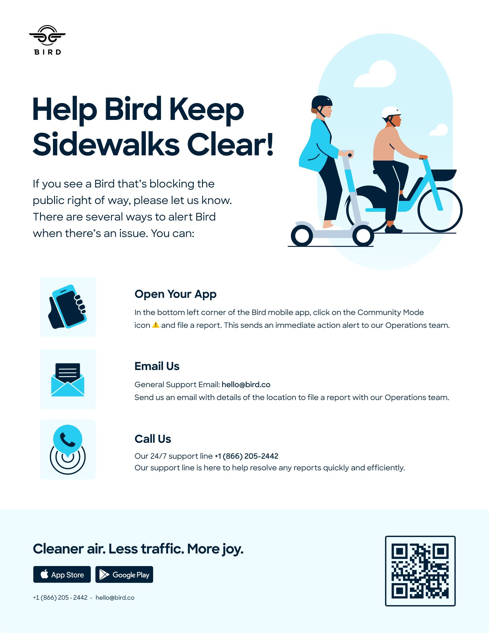 Infographic Methods of Contact Flier
