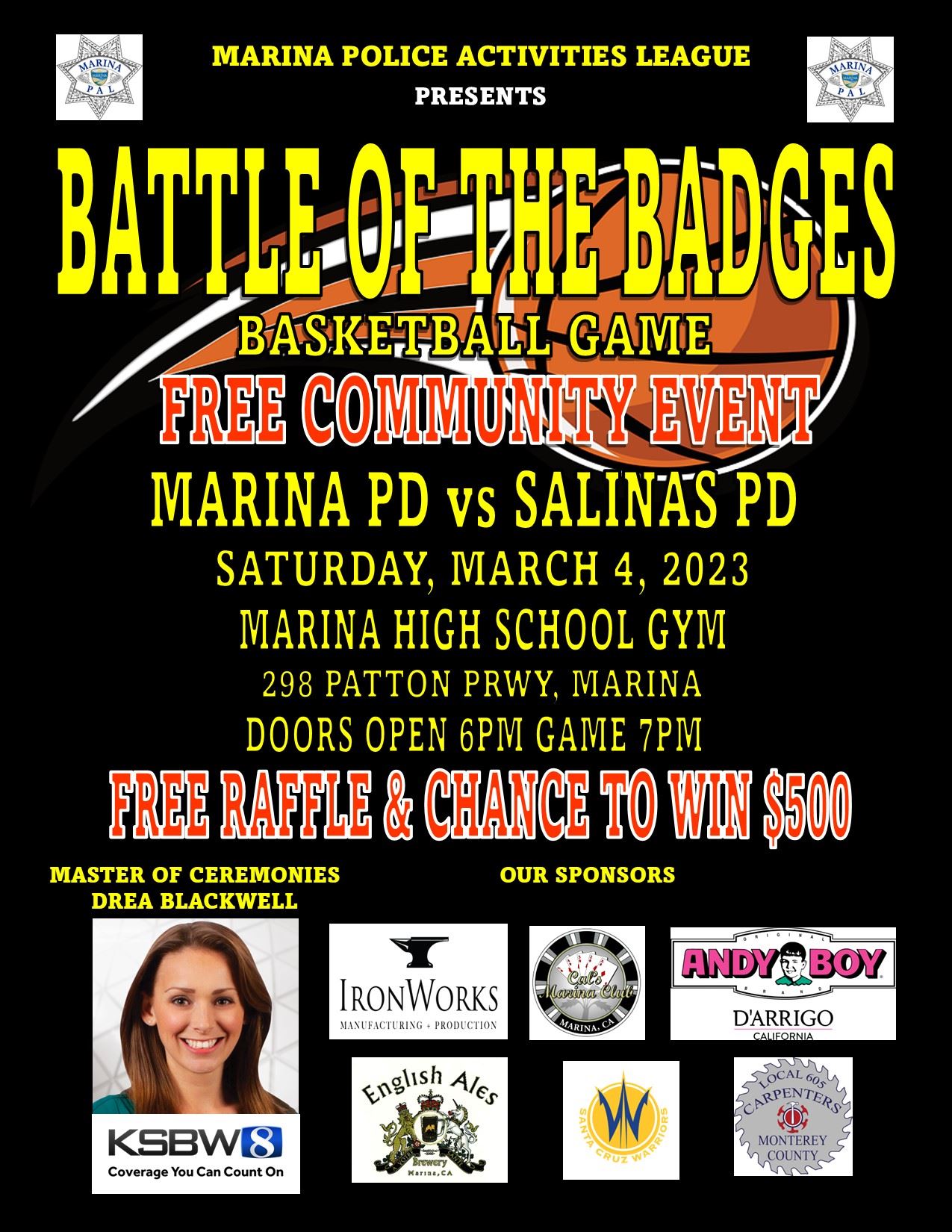 2023 Battle of Badges Poster