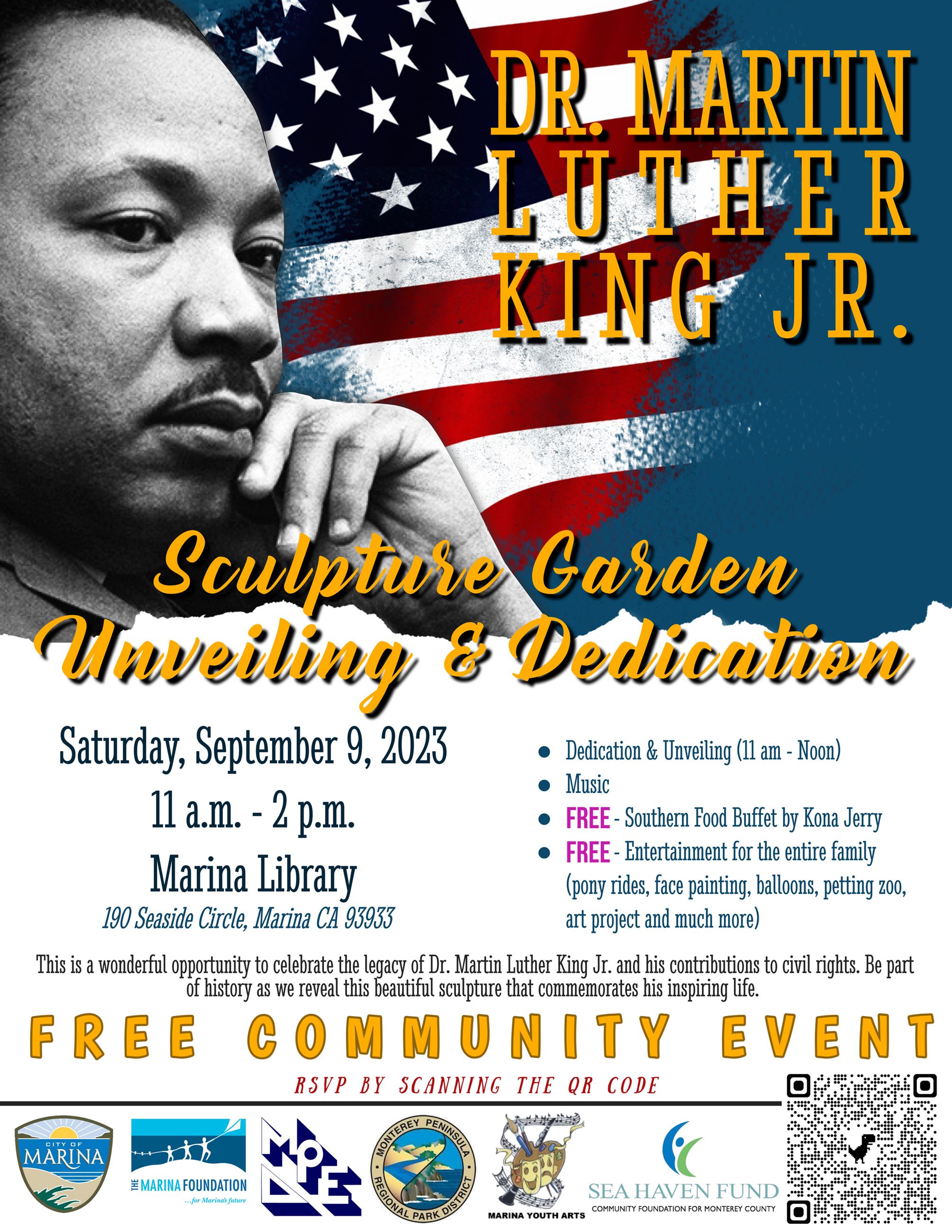 Dr. Martin Luther King Jr. Sculpture Garden Unveiling Dedication